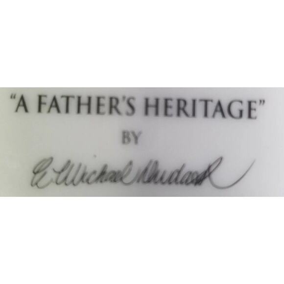 C. Michael Dudash "A Father’s Heritage" Limited Edition Collector's Plate #2646 - Picture 5 of 9